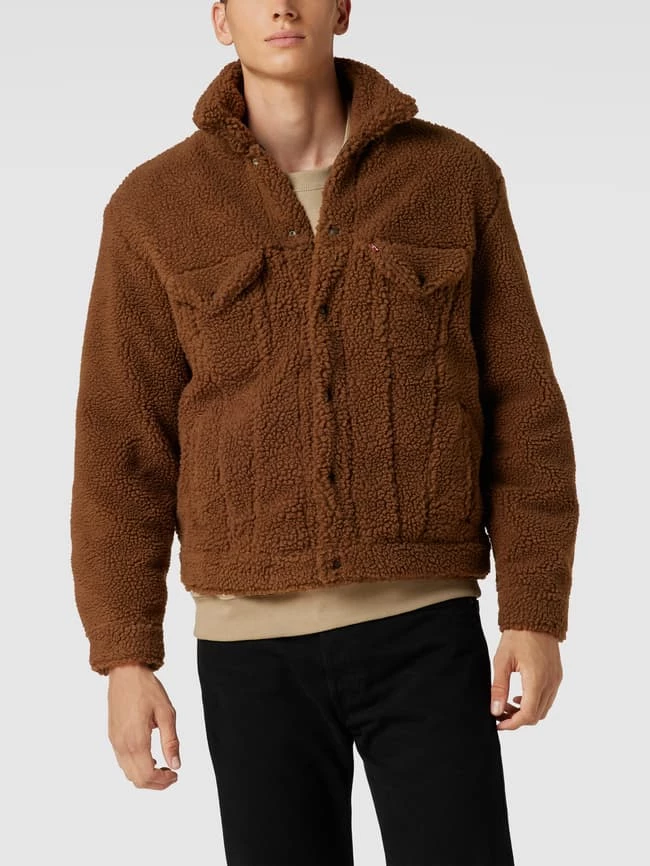 Levi's® Hemdjacke Aus Teddyfell - Cognac 4 Levi's® Hemdjacke Aus Teddyfell - Cognac – Bild 4
