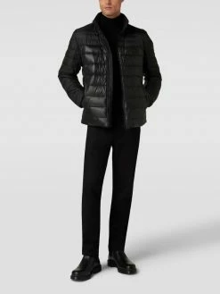 BOSS Casualwear Steppjacke Mit Seitlichen Eingrifftaschen Modell 'Oden' - Schwarz