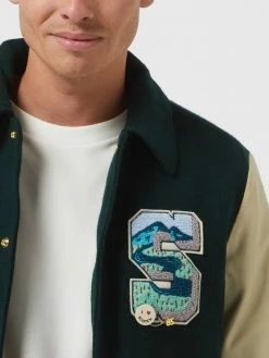Scotch & Soda College-Jacke Mit Badges - Dunkelgrün -Kleidung Geschäft 659kelhj69542kamakq4mh2i9kp4gh9k6p5k6gii6t854h9mah438k2m6sqkmlia94r38g9i613lckho6oo32oj4cdh3gd9icgr6cp9k6gqm6ob46ss3gc3671j32e1o68r66do