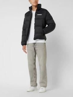 Napapijri Regular Fit Steppjacke Mit Stehkragen Modell 'Suomi' - Schwarz