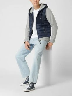 Tom Tailor Light-Steppjacke Mit Kapuze - Marineblau