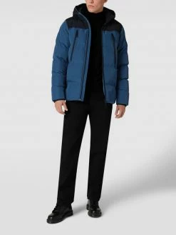 CARS JEANS Steppjacke Mit Label-Detail Modell 'Brentham' - Blau