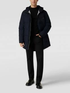 Brax Steppjacke Mit Kapuze Modell 'LAZIO' - Marineblau