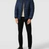 BOSS Casualwear Steppjacke Mit Label-Details Modell 'OLIPSIS' - Marineblau