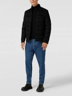 CARS JEANS Jacke Mit Label-Stitching Modell 'Dalkin' - Schwarz