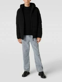 CARS JEANS Steppjacke Mit Label-Patch Modell 'Eltham' - Schwarz