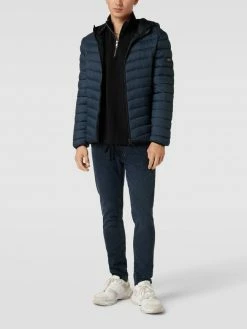 REVIEW Steppjacke Mit Kapuze - Dunkelblau