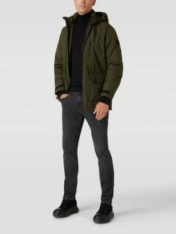 CARS JEANS Jacke Mit Label-Stitching Modell 'Harrow' - Olivgrün