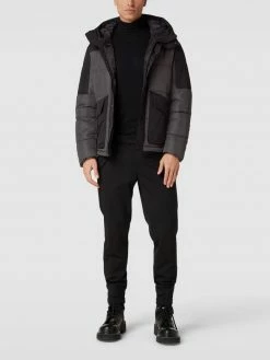 S.Oliver RED LABEL Steppjacke Mit Kapuze - Dunkelgrau