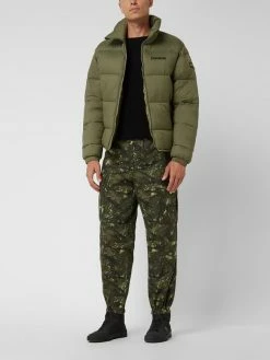 Napapijri Regular Fit Steppjacke Mit Stehkragen Modell 'Suomi' - Olivgrün