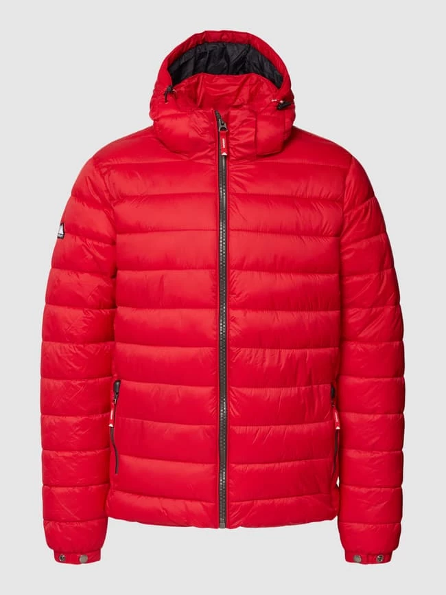 Superdry Steppjacke Mit Abnehmbarer Kapuze - Rot 2 Superdry Steppjacke Mit Abnehmbarer Kapuze - Rot – Bild 2