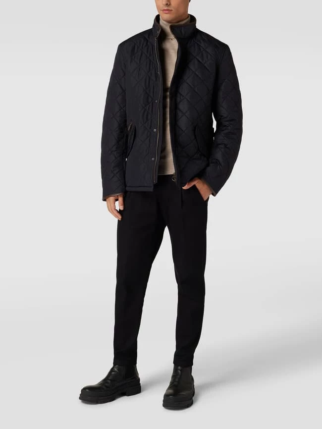 Barbour Steppjacke Mit Stehkragen Modell 'BARBOUR POWELL' - Marineblau 1 Barbour Steppjacke Mit Stehkragen Modell 'BARBOUR POWELL' - Marineblau