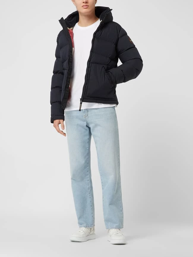 Napapijri Steppjacke Mit Kapuze Modell 'Raspeball' - Schwarz 1 Napapijri Steppjacke Mit Kapuze Modell 'Raspeball' - Schwarz