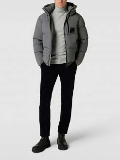 ARMANI EXCHANGE Daunenjacke Mit Logo-Stitching - Stein