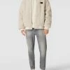 Calvin Klein Jeans Jacke Mit Teddyfell - Offwhite