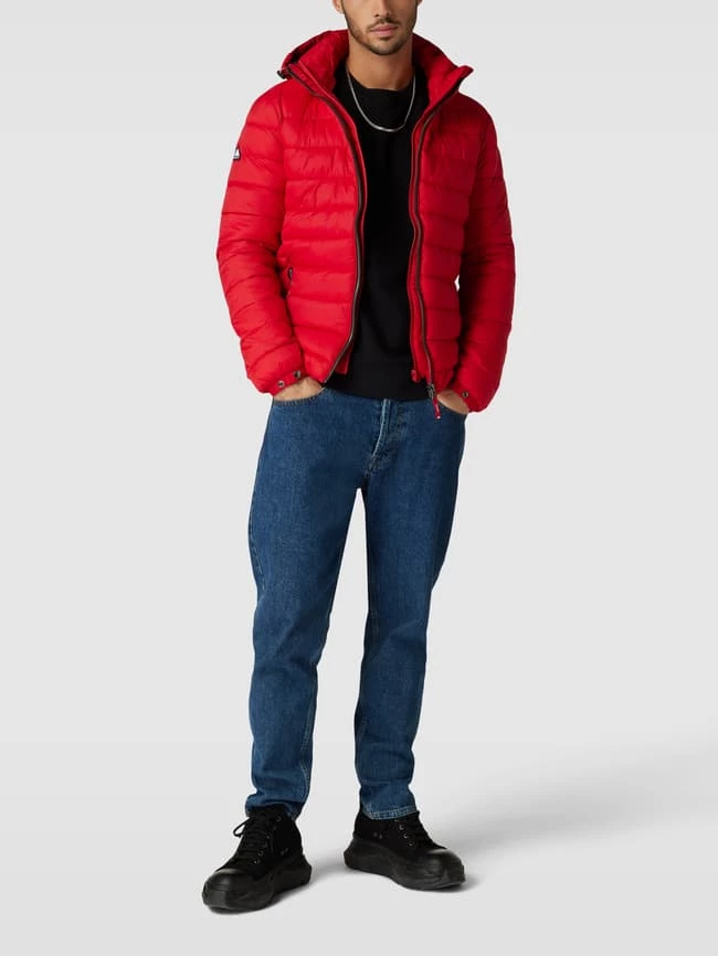 Superdry Steppjacke Mit Abnehmbarer Kapuze - Rot 1 Superdry Steppjacke Mit Abnehmbarer Kapuze - Rot