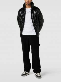 Pegador Jacke Mit Strukturmuster Modell 'LUGO' - Schwarz