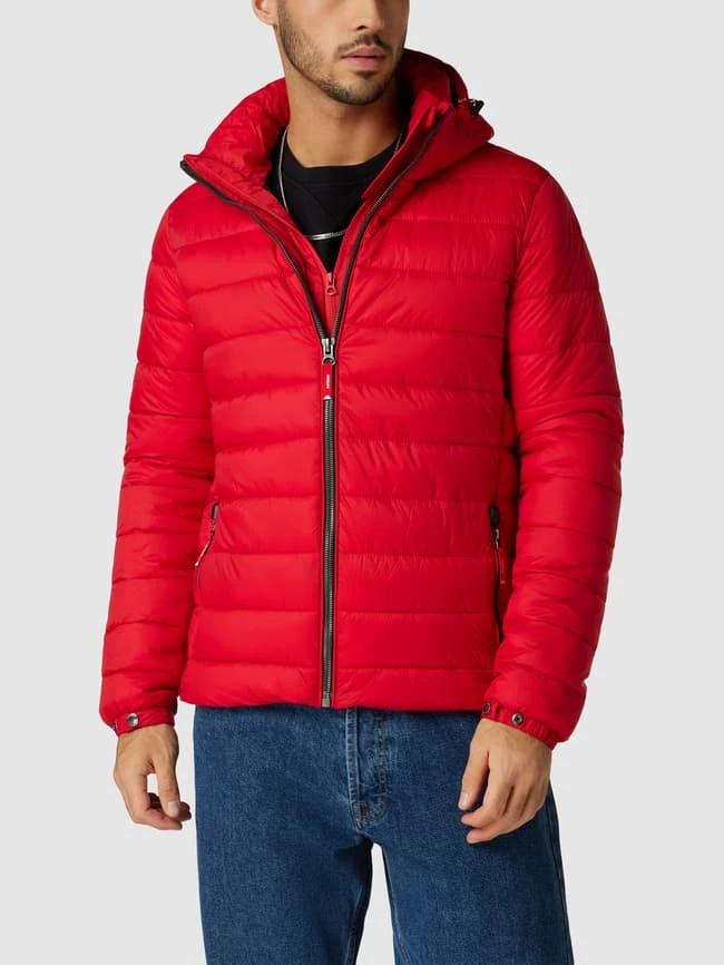 Superdry Steppjacke Mit Abnehmbarer Kapuze - Rot 4 Superdry Steppjacke Mit Abnehmbarer Kapuze - Rot – Bild 4