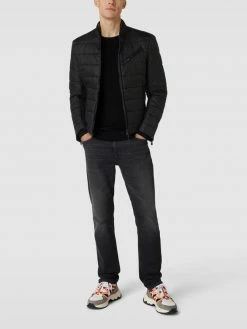 BOSS Casualwear Steppjacke Mit Seitlichen Eingrifftaschen Modell 'Optimus' - Schwarz