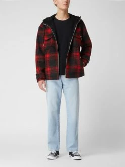 YOUNG POETS SOCIETY Jacke Mit Kapuze Modell 'Mika' - Rot