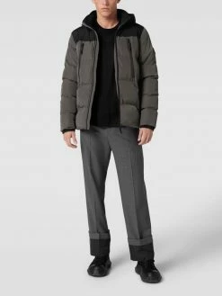 CARS JEANS Steppjacke Mit Label-Detail Modell 'Brentham' - Anthrazit